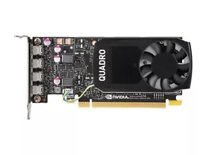 Nvidia Quadro P1000 4GB GDDR5 4x mini-DisplayPort PCIe Video Graphics Card - Picture 1 of 6