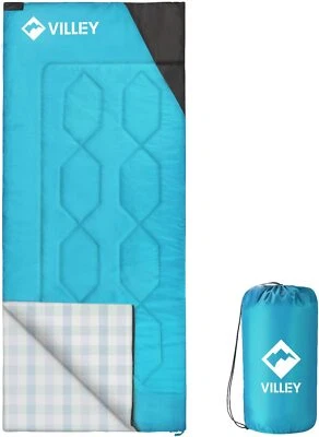 Outdoor Camping Lightweight Sleeping Bag with Carrying Bag,Machine Washable - Image 1 of 4