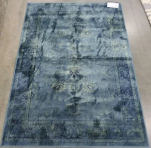 TURQUO / MULTI 3'-4" X 4'-7" Damaged Rug Reduced Price 1172606976 VTGB117-2220-3 - Picture 1 of 4