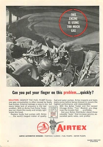 Service Station Magazine Print Ad AIRTEX Fuel Pump 1963 - Picture 1 of 1