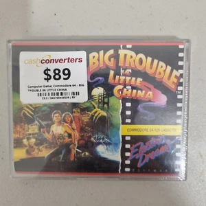 computer game; commodore 64- big trouble in little china - Picture 1 of 2