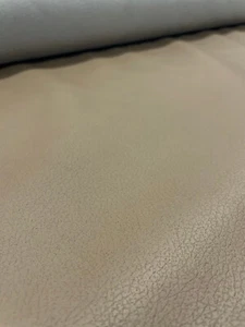8 yards Ultrafabrics Brisa Bark Brown Faux Leather Upholstery Fabric 533-3914 - Picture 1 of 9