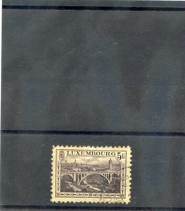 LUXEMBOURG Sc 130(MI 136A)VF USED 1931 5F DARK VIOLET, PERF 111/2 X 11, $60 - Foto 1 di 1