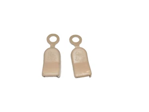 Baby car seat latch covers tan pair 2000 2001 2002 2003 2004 2005 - Picture 1 of 2