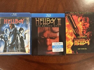 Hellboy 1 & 2 & 2019 Blu-ray & DVD Bundle Lot - - Picture 1 of 5