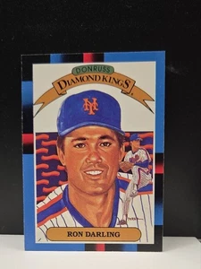 Ron Darling 1988 Donruss Diamond Kings #6 Back Text has 9 lines - Picture 1 of 2