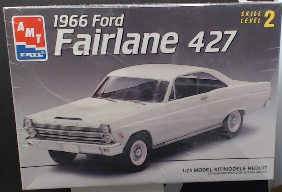 AMT ERTL - 1966 FORD FAIRLANE 427 - 1:25 - 1993 VINTAGE - KIT# 6180 - Image 1 of 1