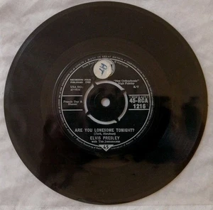 Elvis Presley - Are You Lonesome Tonight Vinyl 7" Single. 1960 Cinch 45 Cinch 1216. - Bild 1 von 4