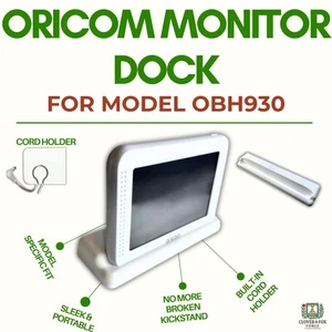 Oricom SC875HD Monitor Dock | Built-In Cord Holder | 3D Printed Holder | Aussie - Picture 1 of 6