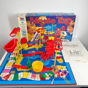 Mouse Trap Vintage Family Board Game 1996 MB Games 100% Complete Long Box - Picture 1 of 24
