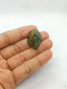 Fuerte peridoto crudo de 81,4 quilates - 32 x 21 x 17 mm cristal natural vibrante - Imagen 1 de 9