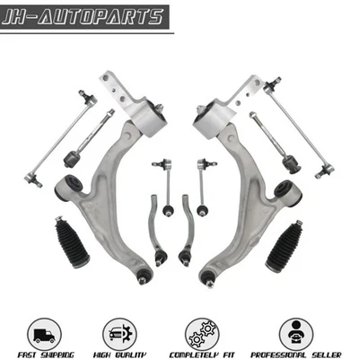 Kit de suspensión 12x Brazos de control inferiores delanteros Barra estabilizadora Barra estabilizadora Barra de amarre para 07-13 Acura MDX Foto 1 de 4