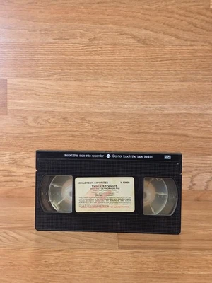 The Three Stooges Mummies Boys Dindo Poodi VHS Used Cartoon 1987 NO Case - Image 1 of 3