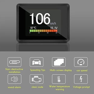 Convenient Rear mounted Vehicle Head up Display for Speed and Fuel Consumption - Picture 1 of 12
