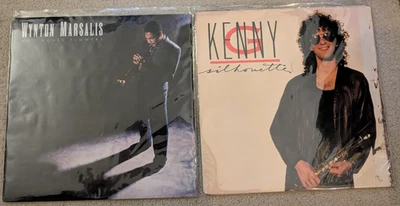 WYNTON MARSALIS ~ Hot House Flowers (VG+) & KENNY G ~ Silhouette (VG) ~ 2 LP LOT - Image 1 of 4