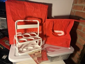 DoorDash Delivery Kit - Pizza And Insulated Bag, Drink Carrier, Window Decal Ect - Picture 1 of 6