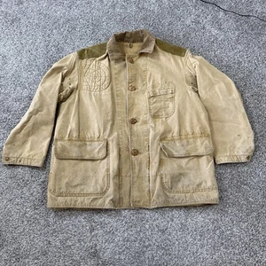 Vintage American Field Hunting Field Shooting Chore Fishing Canvas XL Jacket - Picture 1 of 6