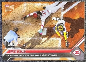 2023 Topps NOW Elly De La Cruz #541 - Foto 1 di 2