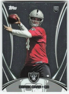 2014 Topps #6 Derek Carr FOOTBALL Oakland Raiders - Image 1 of 2