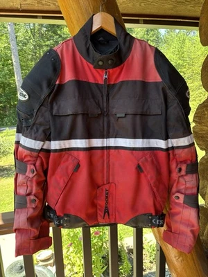 JOE ROCKET Red/Black Padded Riding Jacket BALLISTIC SERIES Medium MOTORCYCLE - Image 1 of 4