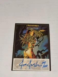 2000 Witchblade Millennium Top Cow Autographed Card signed by Joe Jusko 34/200 - Picture 1 of 2