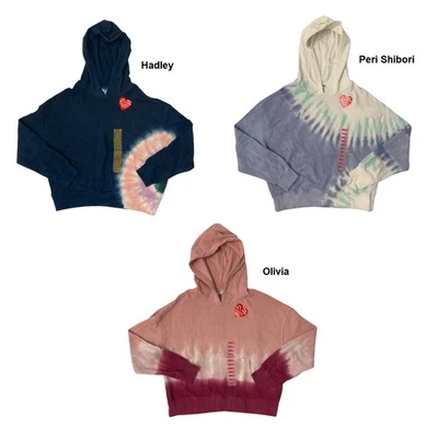 Sudadera con capucha para mujer Wildfox de felpa francesa calce relajado tie-dye Foto 1 de 3