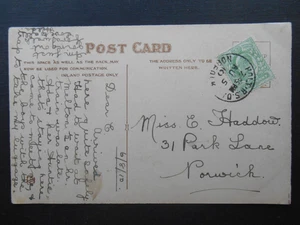 2 x HOLT RSO NORFOLK Railway Postmarks 1910/1906 on Vintage Postcards - Picture 1 of 5