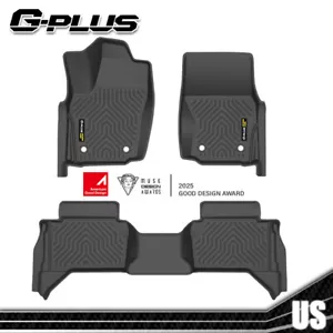 Double Cab All Weather TPE Floor Mats Liners Fit For 2024-2025 Toyota Tacoma - Picture 1 of 13