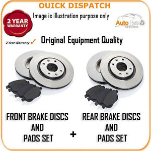 7300 FRONT AND REAR BRAKE DISCS AND PADS FOR JAGUAR XJ12 5.3 1979-1993