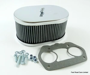 WEBER 36/40/44/48 IDF CARBURETTOR OVAL AIR FILTER NEW 83mm HEIGHT - Picture 1 of 2
