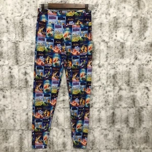 DISNEY PARKS DISNEY MOVIES VHS COVERS LEGGINGS FOR WOMEN (S) - NWT - Picture 1 of 11
