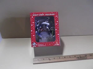 Holiday Penguin 4"in Diameter Night Light Veilleuse Super Cute - Picture 1 of 10