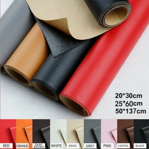 PU Leather Repair Patch for Furniture Self-Adhesive reupholster Tape Patches kit - Picture 1 of 24