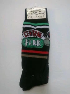 NWT Friends TV Show 2pk Sock Central Perk Coffee Rachel Monica Phoebe Ross Joey - Picture 1 of 2