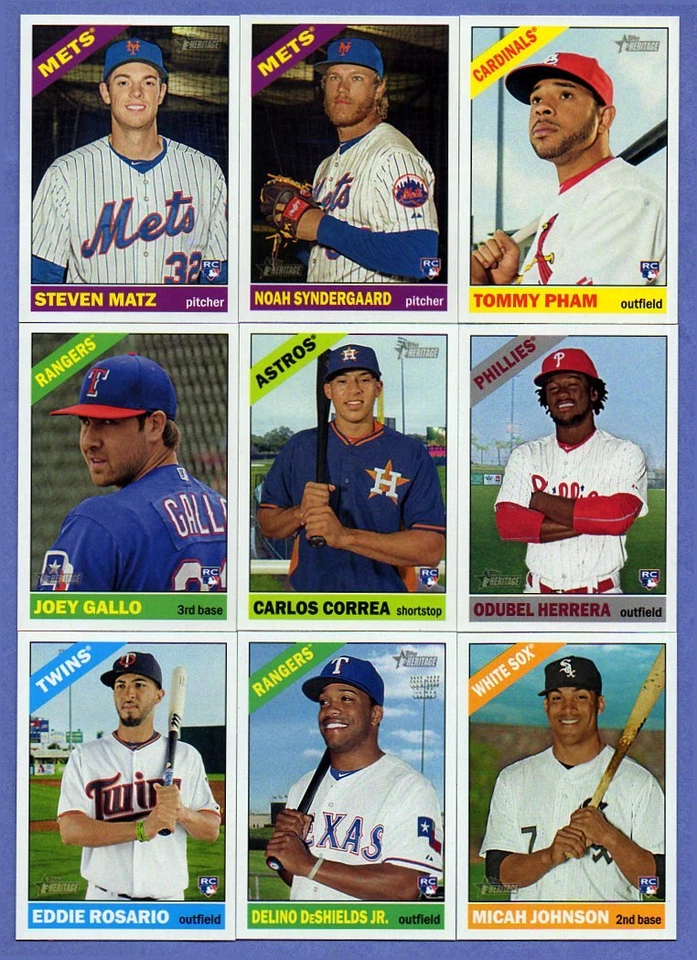 2015 HERITAGE HIGH NUMBER BASE SINGLES U PICK COMPLETE YOUR SET  #501 - 560 - Image 1 of 1