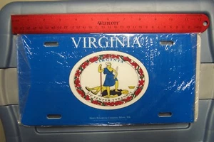 NOS Virginia State Flag License Plate * Nice Graphic Design & Heavy Duty Tag* - Picture 1 of 2