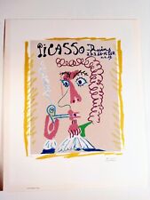 Picasso Dessins 11-2-69 Pencil Numbered 420/500 Lithograph COA 1990 19.75 X 24"