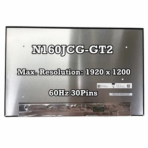 100% sRGB N160JCG-GT2 Matrix LCD Screen 1920x1200 16:10 EDP 30 Pins 60Hz New - Picture 1 of 2