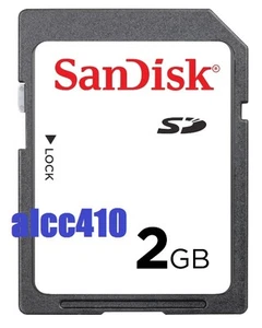 Sandisk 2GB Secure Digital Card 2 GB 2 G SD Memory card Genuine - Picture 1 of 2