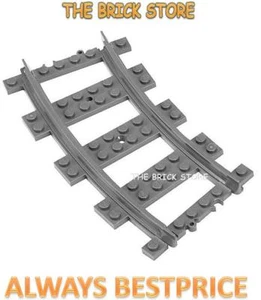LEGO 53400 (RC TRAINS) CURVE PLASTIC TRACK - SELECT QTY & COL - FAST - NEW - Picture 1 of 1