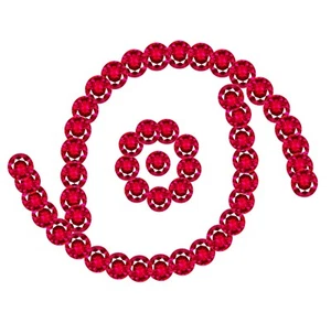 Natürlicher roter Rubin 50 Stck. Lot 9 mm lose Edelsteine zertifiziert rund Brillant O254 - Bild 1 von 12