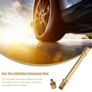 Car tire inflation extension rod Mountain Bike Tire Valve Extension Adaptor S2J4 - Picture 1 of 8