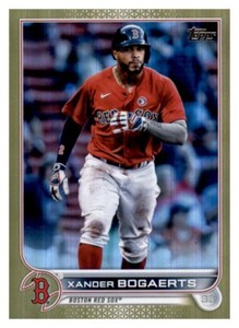 2022 Topps Series 1 Xander Bogaerts GOLD FOIL #8