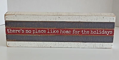 Primitives by Kathy Box Sign - "There's No Place Like Home For The Holidays" - Image 1 of 4