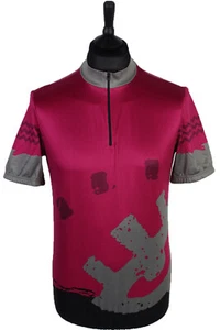 Camisa Ciclismo Jersey Top Camiseta Años 90 Retro Púrpura Talla M -CW0431 - Imagen 1 de 3