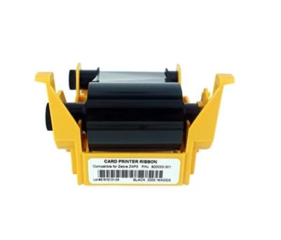 800033-301 Black Monochrome Ribbon For Zebra ZXP3 ZXP Series 3 Card Printer 200 - Image 1 of 4