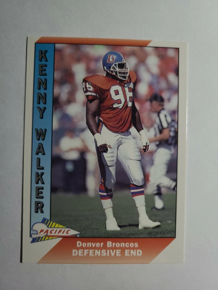 KENNY WALKER 1991 PACIFIC FOOTBALL CARD # 578 D5256 - Image 1 of 1