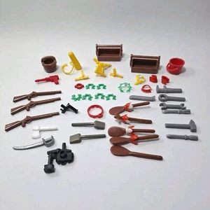 Playmobil Lot Accessories Weapons And Various Items Vintage - Picture 1 of 5