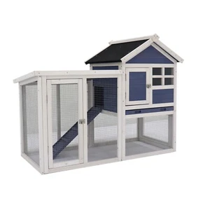Chicken Coop Wooden Hen House Poultry Cage Waterproof Indoor Outdoor Use - Picture 1 of 8