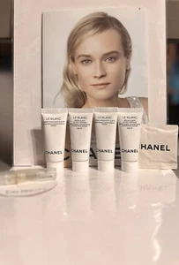 Chanel Le Blanc Bundle Of 4 Brightening Formulas 0.17 oz Coco Noir & Fraiche B - Picture 1 of 3